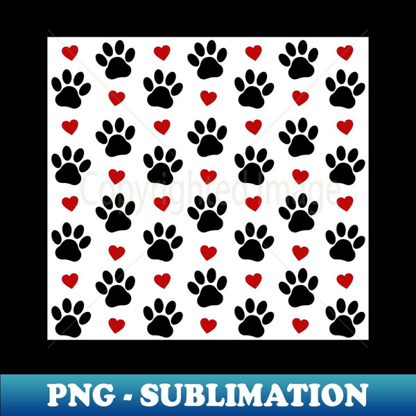 QJ-20231102-12090_Pattern Of Paws Dog Paws Black Paws Red Hearts 8606.jpg