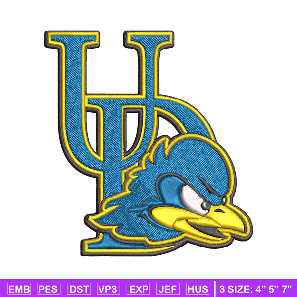 Delaware Blue Hens embroidery design, Delaware Blue Hens Lions embroidery, Sport embroidery, NCAA embroidery..jpg