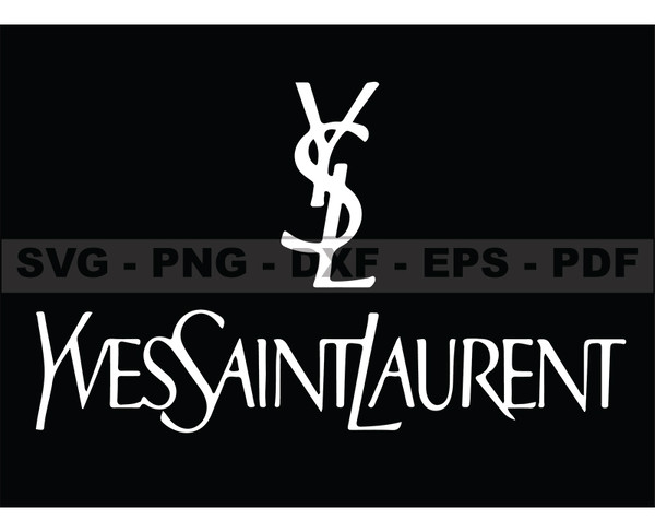 Yves Saint Laurent Logo Svg, YSL Logo Svg, Fashion Brand Log - Inspire ...