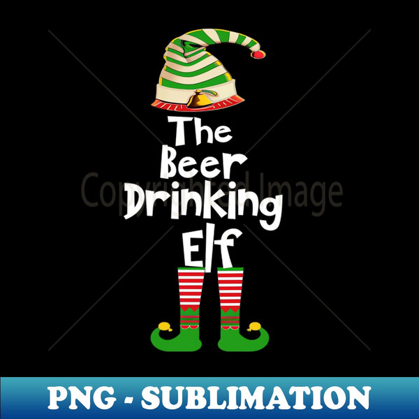 UJ-20231105-15356_The Beer Drinking Elf Family Matching Group Christmas Gift Funny 1842.jpg