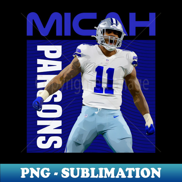 Micah Parsons - Unique Sublimation PNG Download - Spice Up Y - Inspire ...