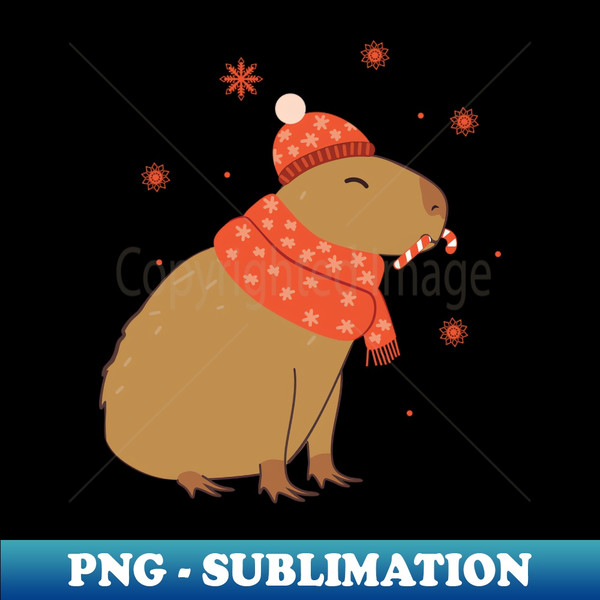 EM-20231110-5398_Christmas capybara in red scarf and hat 1864.jpg