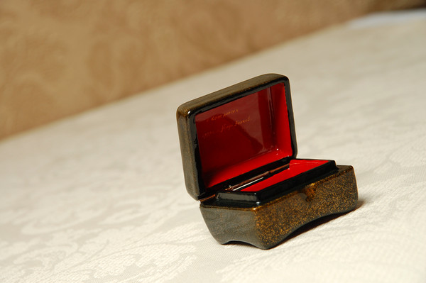 tiny small lacquer box