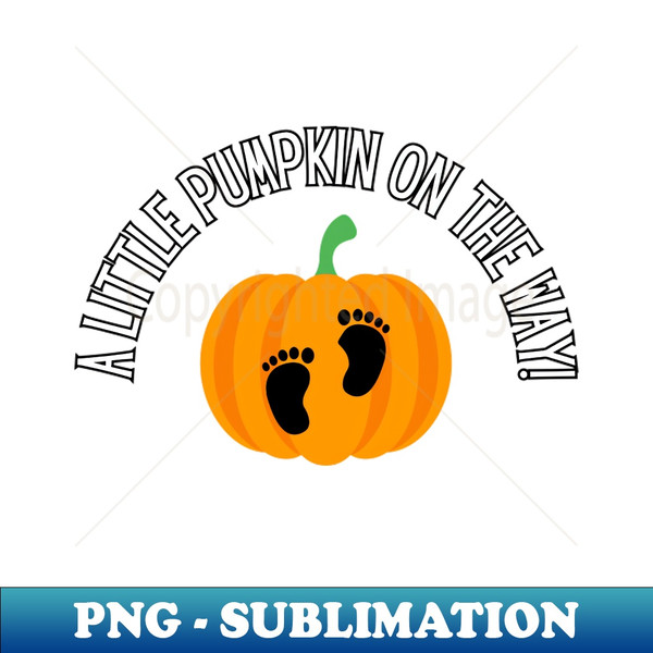 CJ-20231112-741_A Little Pumpkin on the Way Halloween baby Maternity Pregnancy Announcement 6072.jpg