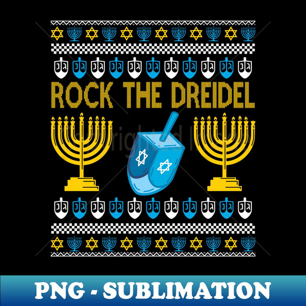 SM-20231114-17890_Rock The Dreidel Menorah Candles Ugly Chanukkah Sweater Long Sleeve.jpg