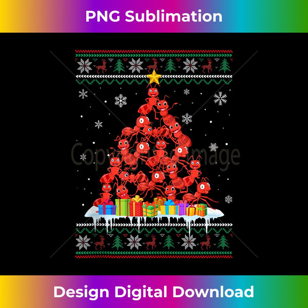 BF-20231115-156_Ant Christmas Tree Funny Ugly Christmas Sweater Tank Top 1.jpg