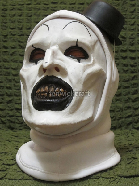 terrifying art latex clown mask