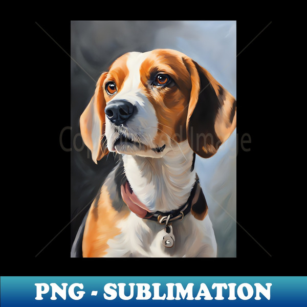 EI-20231116-2739_Cute Beagle Dog Breed Oil Painting 3629.jpg