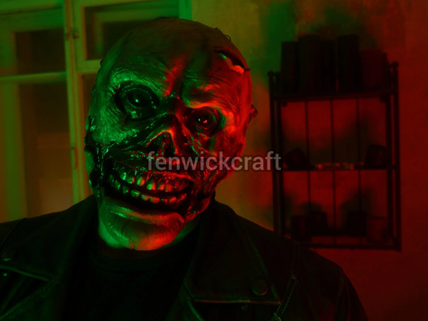 rotten zombie plastic mask