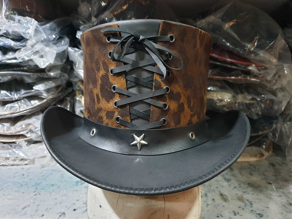 Steampunk Victorian Fabric Vest Leather Top Hat (3).jpg