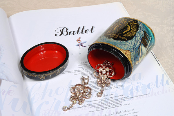 Hand-painted Ballet Box
