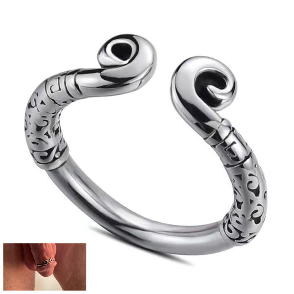 Stainless Steel Tight Band Male Penis Ring,Chastity Cock Ring,Dick Ring,Glans Ring Delay Ring05.jpg