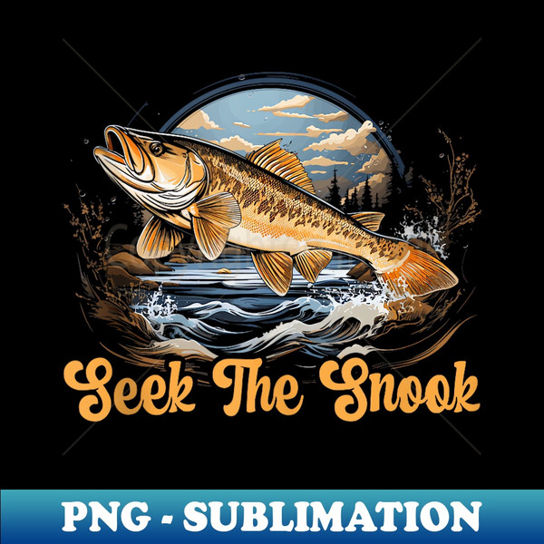 Snook Fishing Snook Fisher Fish Catcher Fisherman - Modern S - Inspire  Uplift