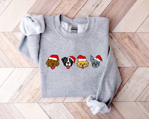 Christmas Dogs Sweatshirt, Dog Mom Shirt, Christmas Dogs Sweatshirt, Dogs Sweatshirt, Puppies Shirt, Christmas Sweatshirt, Christmas Shirt.jpg