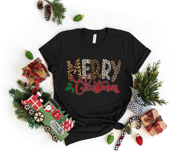 Merry Christmas Leopard , Love Christmas Y'all Shirt,Christmas Shirt,It is the Most Wonderful Time Of The Year,Matching Family Tee 2.jpg