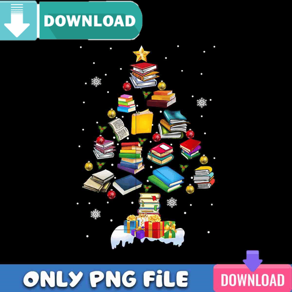Christmas Library Tree Gifts Png Best Files Design Download.jpg