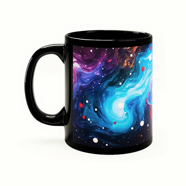 Black Galaxy Mug Vibrant Celestial Desk Decor Outer Space Decal Christmas Punk Style Coffee Cup 11oz Cosmos Art Ceramic Outer Space Gifts 4.jpg
