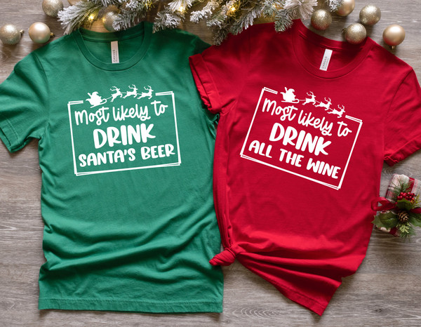 50 Quotes Most Likely To Christmas Shirt, Most Likely Shirt,  Christmas Pajamas,  Group Shirt, Christmas Matching Shirt, Christmas Funny Tee 1.jpg