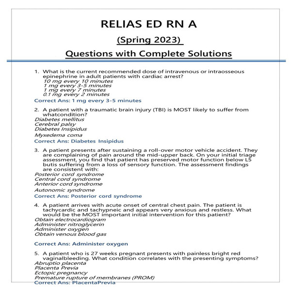 RELIAS ED RN A (Spring 2023) Exam Elaborations Questions with Complete Solutions-1-5_00001.jpg