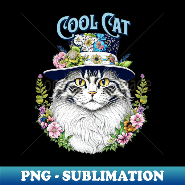 PO-3214_Cool Cat in a Floral Hat 6416.jpg
