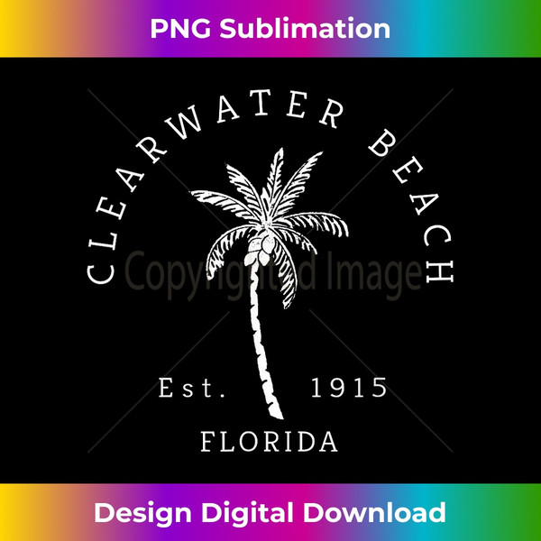 NO-20231123-3456_Retro Cool Clearwater Beach Mens Womens Florida Tee  2387.jpg