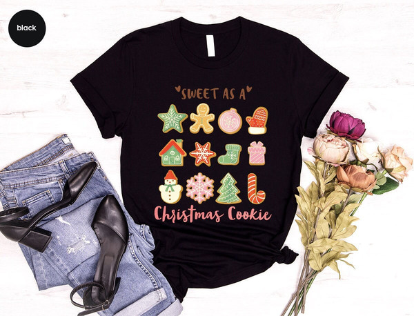 Christmas Cookies Shirt, Christmas Sweatshirt, Holiday Tshirts, Merry Christmas Shirt, Christmas Toddler Gifts, Gift for Kids, Xmas Shirt.jpg