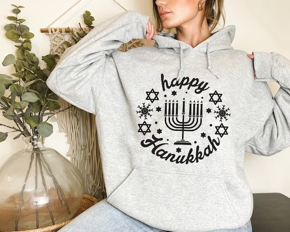 Happy Hanukkah Shirt, Hanukkah Hoodie, Hanukkah Shirt, Hanukkah Gifts, Happy Hanukkah, Hanukkah Sweatshirt, Chanukah Sweater.jpg