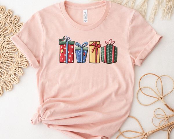 Christmas Shirt, Christmas Gift Wrap Shirt, Christmas Gift Shirt, Holiday Shirt for Women, Winter Shirt, Funny Gift, Xmas Shirt,Holiday Gift.jpg