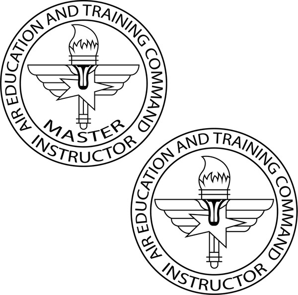 Air Force Air Education and Training Instructor Badge Vector svg eps dxf png jpg File 2.jpg
