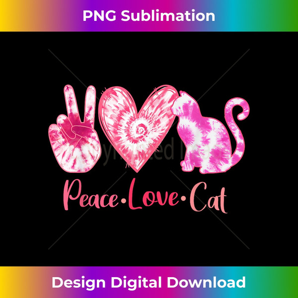 GX-20231126-8235_Tie Dye Peace Love Cat Lover Girl Women 2136.jpg