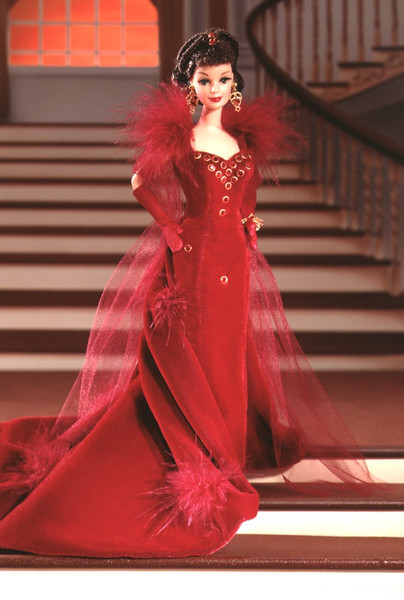 Ваrbiе as Scarlett in Gone With the Wind - Red dress.jpg