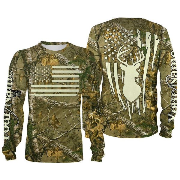  Mens Bow Hunting Camo American Flag Military Camouflage Hunting  T-Shirt : Clothing, Shoes & Jewelry