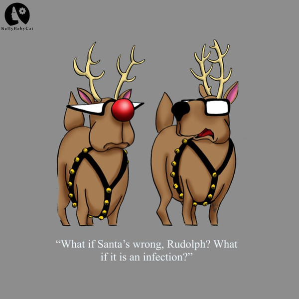 KL161123152-Funny Spectickles Red Nose Reindeer Diagnosis PNG, Funny Christmas PNG.jpg