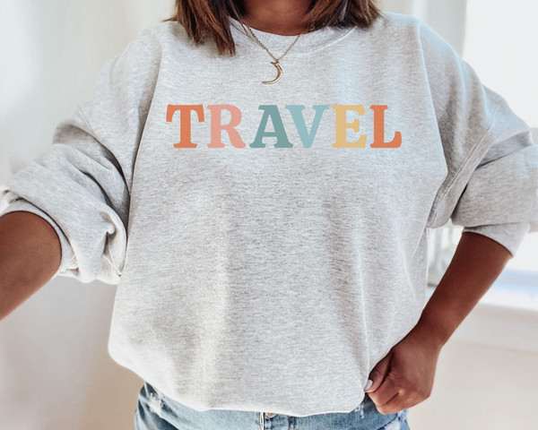 Travel Sweatshirt Adventure Sweatshirt Adventure Shirt Cute Gift for Travel Lover Adventure Lover Shirt Camping Sweater Travel Sweaters.jpg