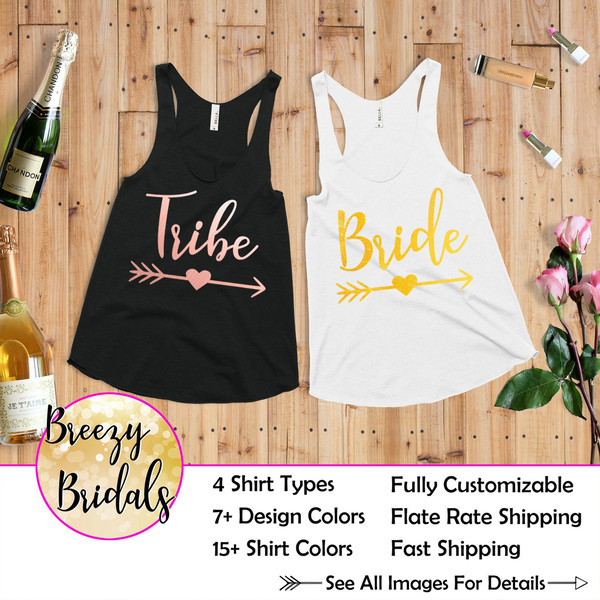 Bachelorette Party Shirts, Bride And Tribe, Tribe Shirt, Tribe Bridesmaids Tank Top, Bachelorette Shirts, Bachelorette Tribe Tribe arrow.jpg
