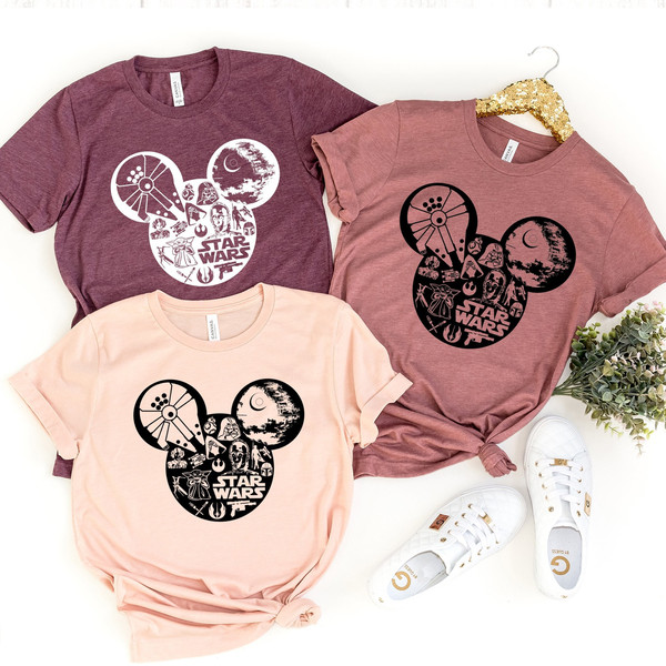 Star Wars Mickey Disney Shirt,  Disneylirtand shirt, Disney Family Vacation t shirt, Mickey Minnie tee, Magic Kingdom Shirt, Epcot Tee 2.jpg