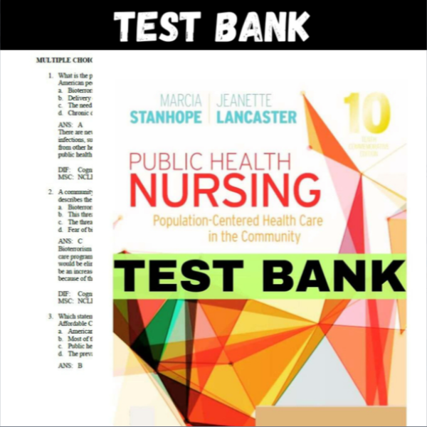 Latest 2023 Public Health Nursing Population-Centered Health Care in the Community 10th Edition Test ban (1).PNG