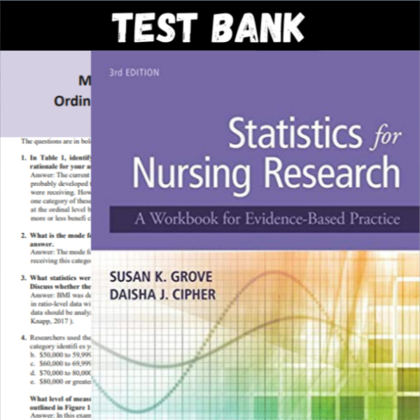 Latest 2023 Statistics for Nursing Research A Workbook for Evidence-Based Practice 3rd Edition Test bank  All Chapters (1).PNG
