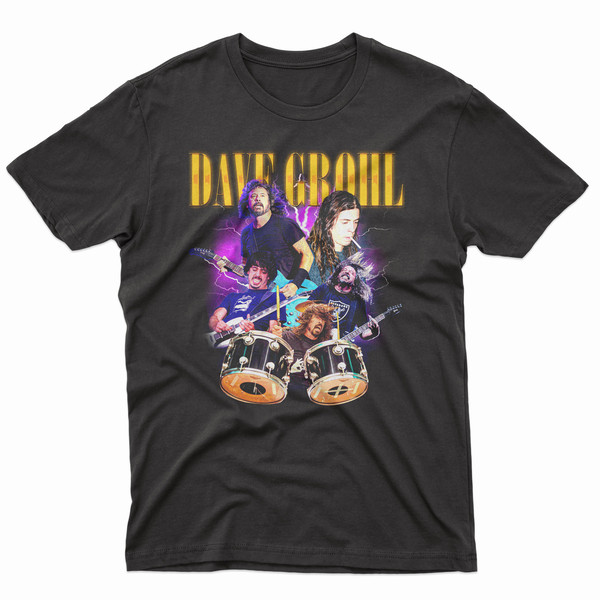 Dave Grohl Homage Shirt, Dave Grohl Vintage Shirt, Dave Grohl Fan Shirt, Dave Grohl Gift For Him Her Tees, Dave Grohl Tee, Rock Band Shirt 3.jpg