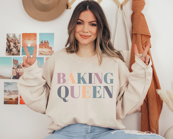 Baking Sweatshirt, Baking Shirts, Baker Shirts, Baking Sweater, Chef Gifts, Gift For Bakers, Baking Hoodie, Gift for Mom, Mothers Day Gift.jpg