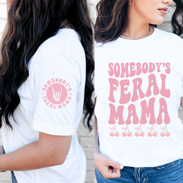 Trendy Mama Shirt  Family Shirt  Family Gift Tee  Mama Sweatshirt  Comfort Colors Shirt  Somebodys Feral Mama Shirt  Shirt New Mama.jpg