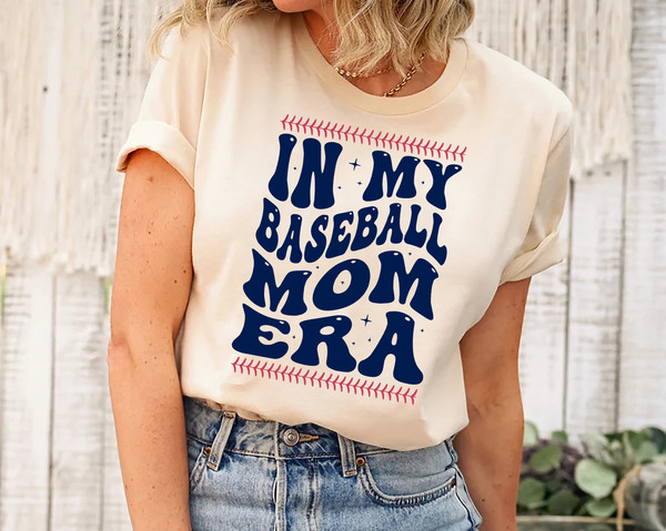 In My Baseball Mom Era Shirt, Baseball Mama Shirt, Mom Era Shirt, Retro Game Day Shirt, Mom Life Shirt, Sports Mom Gift, Team Mom Tee 1.jpg