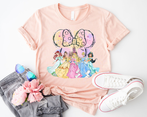 Disney Princess Shirt, Disney Watercolor Castle Tee, Disney Vacation, Disney Princess Sweatshirt, Disney Girls Trip, Princess Castle Tee.jpg