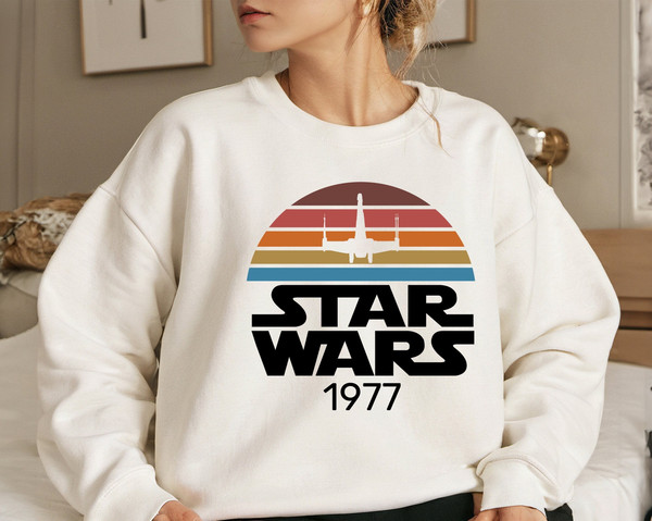 Star Wars 1977 Shirt, Star Wars XWing Shirt, Star Wars Shirt, Disney Star Wars Shirt, Disney Shirt, Star Wars Gift, Retro Star Wars Shirt.jpg