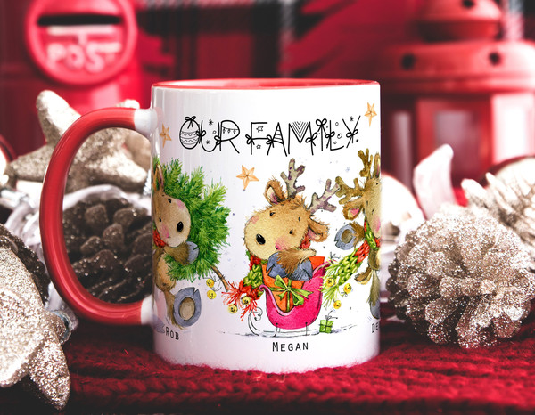 PERSONALISED FAMILY PORTRAIT Mug, Secret Santa Gift, Reindeer Gift Mug, Mum Dad Xmas Mug, Hot Chocolate Mug, Xmas Gift for Mum Dad Husband.jpg