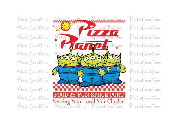 Pizza Planet Png, Pizza Planet Svg, Aliens Svg Png, Foods and Drinks Svg, Pizza Box Party Svg Png, Pizza Restaurant Svg, Digital Download.jpg