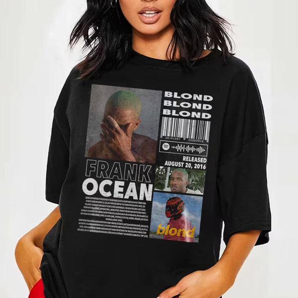 Vintage Frank Style Ocean T-Shirt,Rap Tee Concert Merch Album Cover Graphic,Blond Odd Future Jumbo Rare Vintage Shirt,RnB shirt,Rapper shirt.jpg