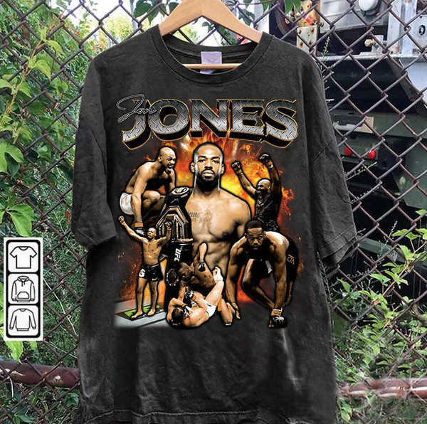 Vintage 90s Graphic Style Jon Jones T-Shirt - Jon Jones Sweatshirt - American Professional Boxer Tee For Man and Woman Unisex T-Shirt.jpg