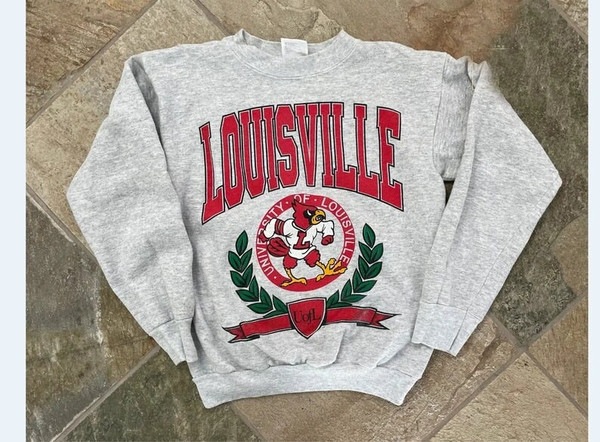Vintage NCAA Louisville Cardinals College Sweatshirt, University of Louisville Shirt, College Vintage Shirt, NCAA Shirt, Vintage Shirt.jpg