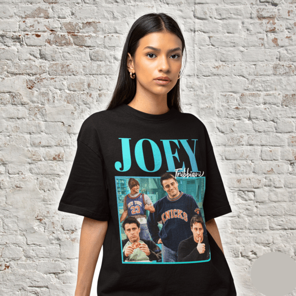 Joey Tribbiani Vintage T-Shirt, Gift For Woman and Man Unisex T-Shirt, Friends New York, Central Perk T-shirt..jpg